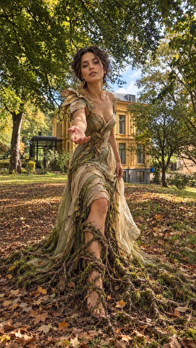 Volledig kunstwerk: Boscouture bij de gele villa
