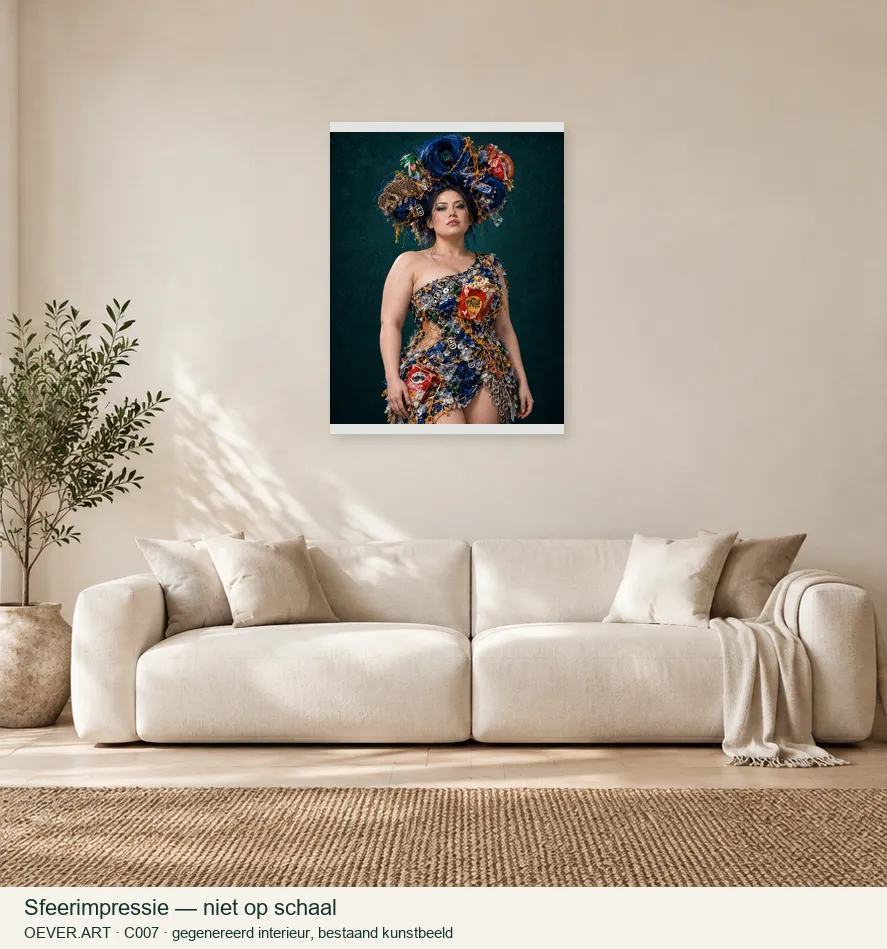 Cobalt Crown, Can-Tab Couture, Weary Hedgehog — sfeerimpressie in gegenereerd interieur; niet op schaal