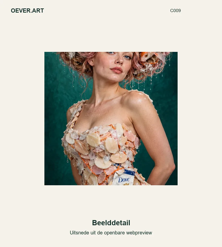 Rose-gold crescent, soap couture, weary koi — beelddetail uit openbare webpreview