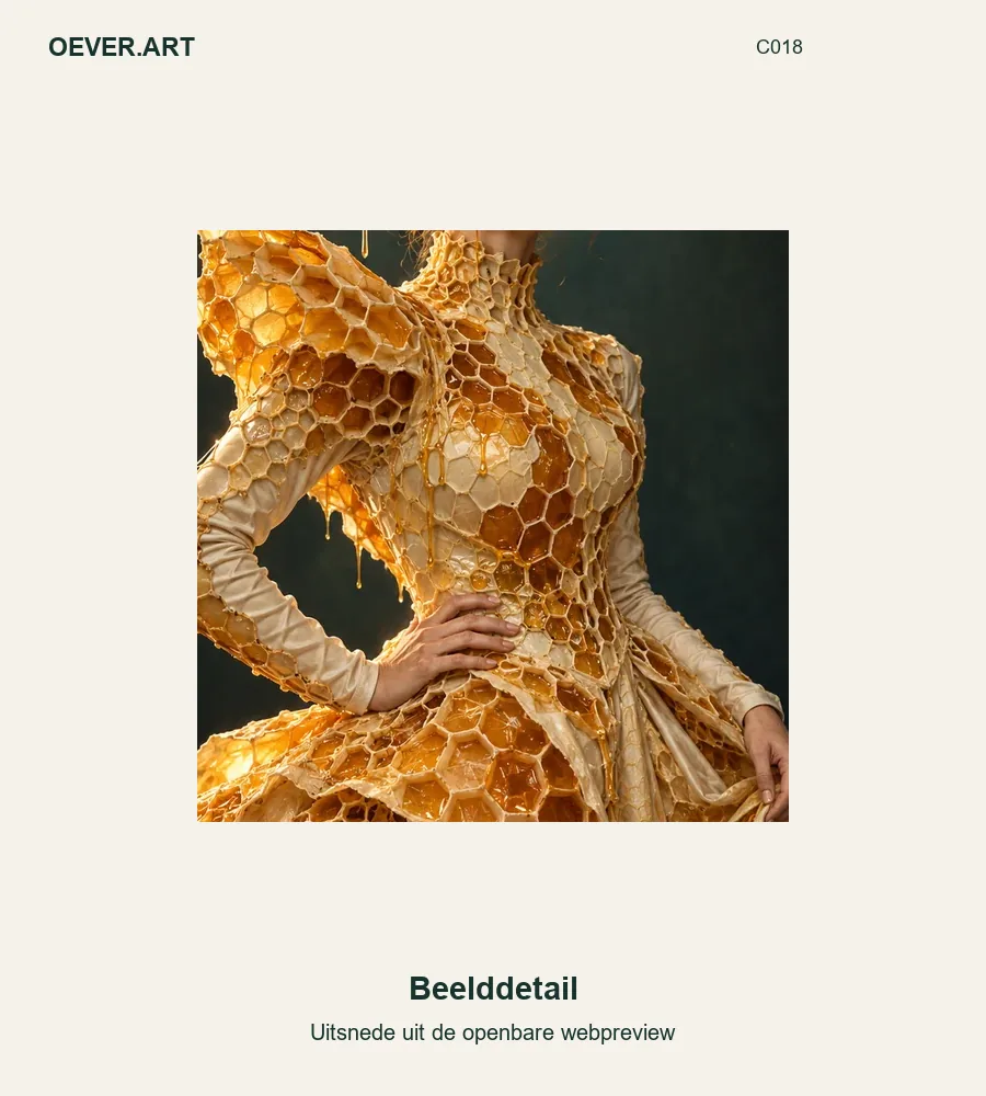 The Honeycomb Girl — beelddetail uit openbare webpreview