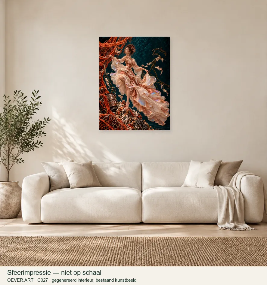 03_Cuttlefish_Muse_V5 — sfeerimpressie in gegenereerd interieur; niet op schaal