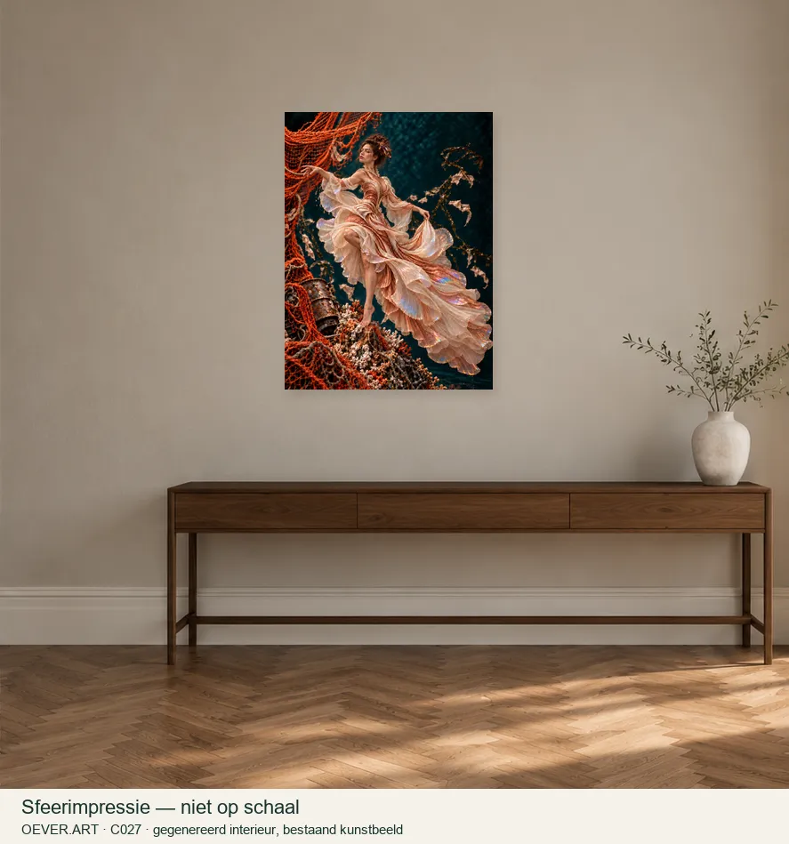 03_Cuttlefish_Muse_V5 — sfeerimpressie in gegenereerd interieur; niet op schaal