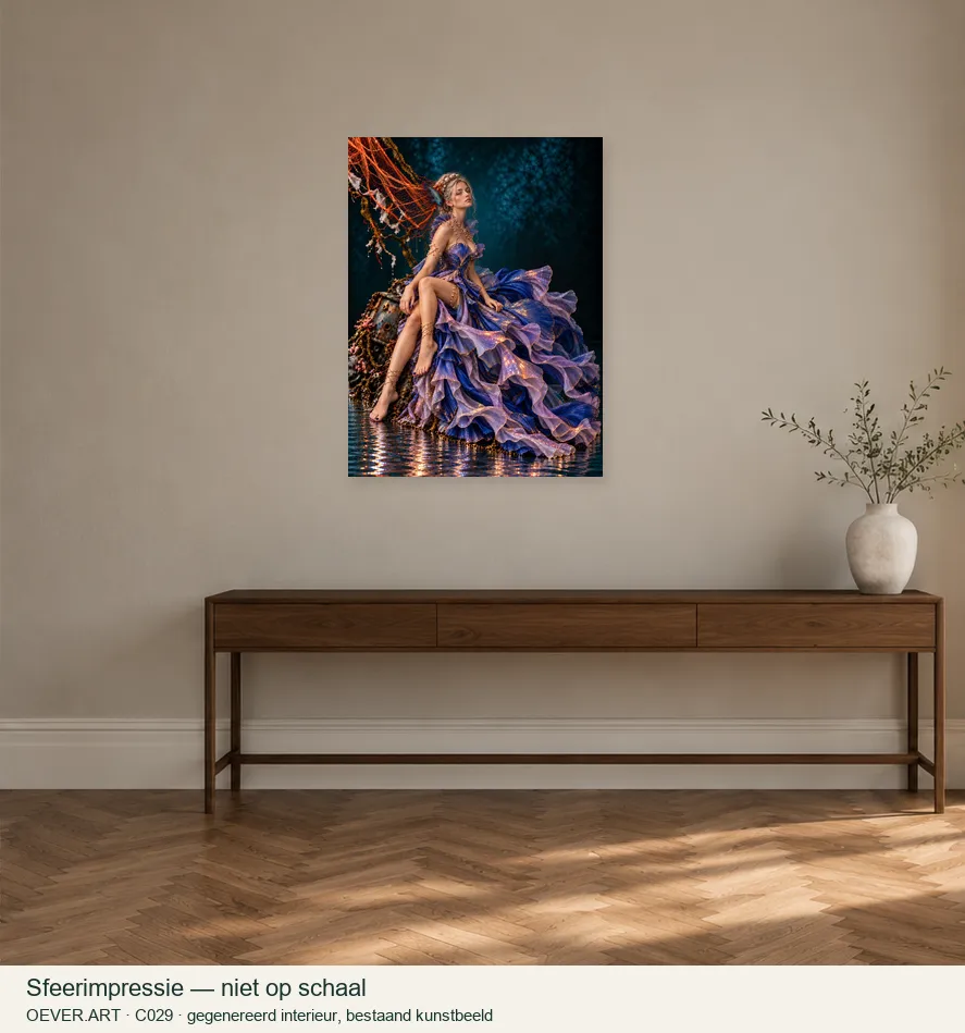 01_Mandarin_Muse_V5 — sfeerimpressie in gegenereerd interieur; niet op schaal