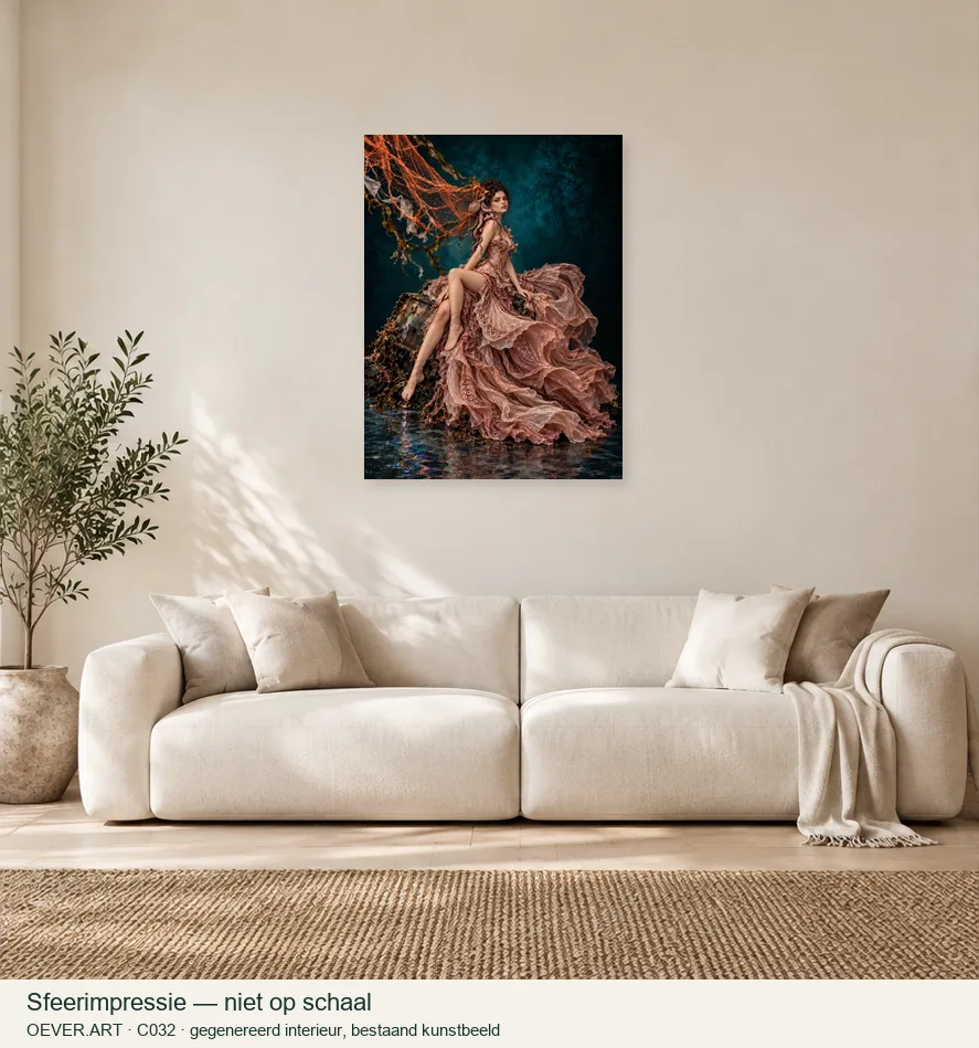 01_Octopus_Muse_V2 — sfeerimpressie in gegenereerd interieur; niet op schaal