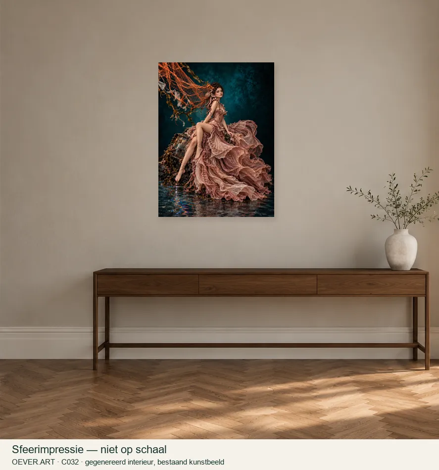 01_Octopus_Muse_V2 — sfeerimpressie in gegenereerd interieur; niet op schaal