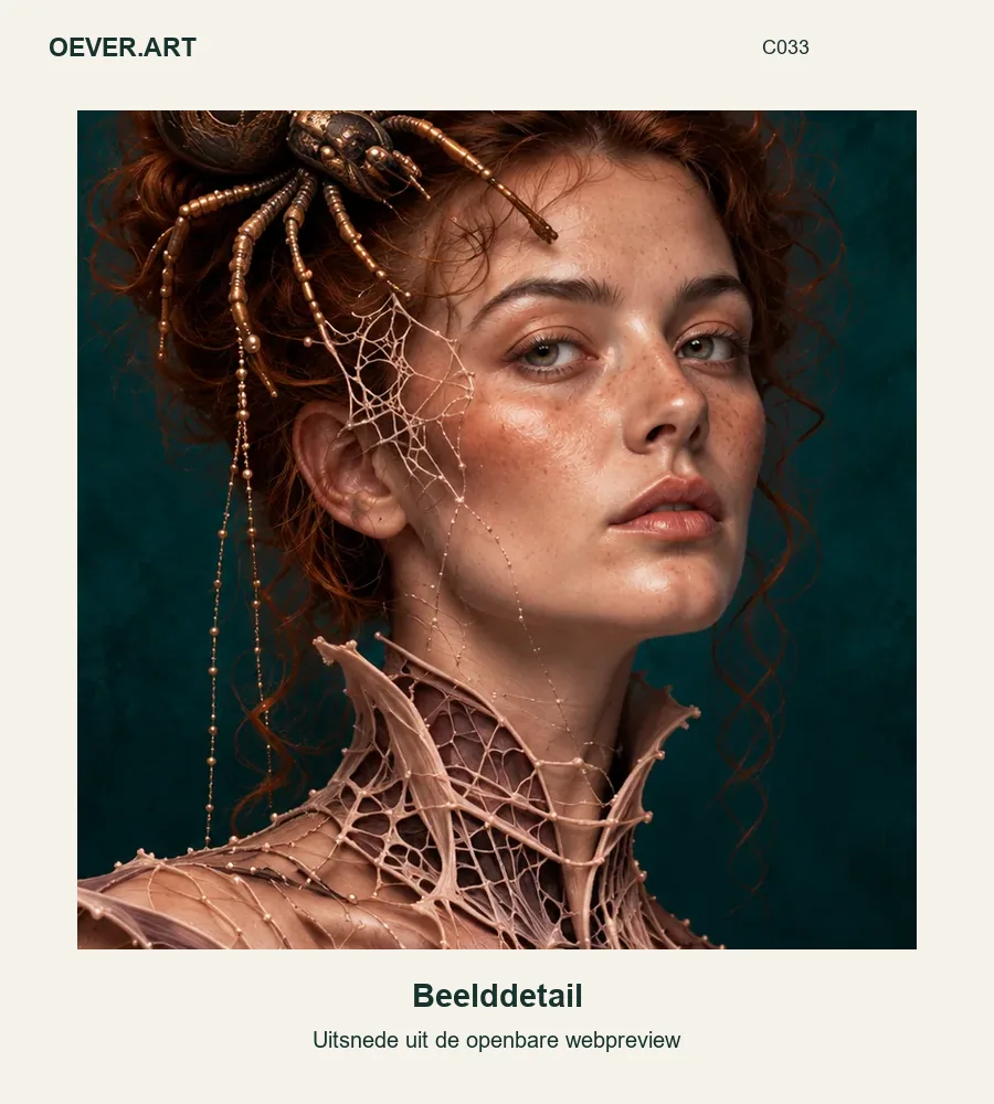 Auburn Muse with Bronze Spider — beelddetail uit openbare webpreview