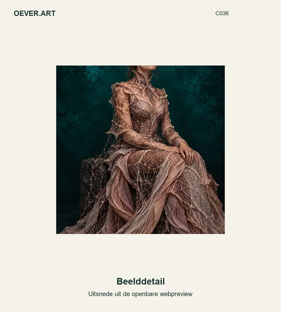 Mauve Couture on Teal Stone — beelddetail uit openbare webpreview
