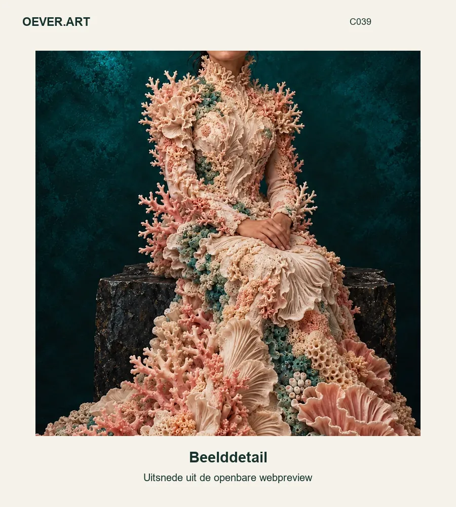 Coral muse with sea slug — beelddetail uit openbare webpreview