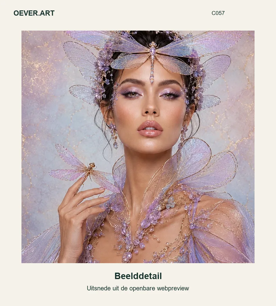 Dragonfly Queen in Lavender Couture — beelddetail uit openbare webpreview